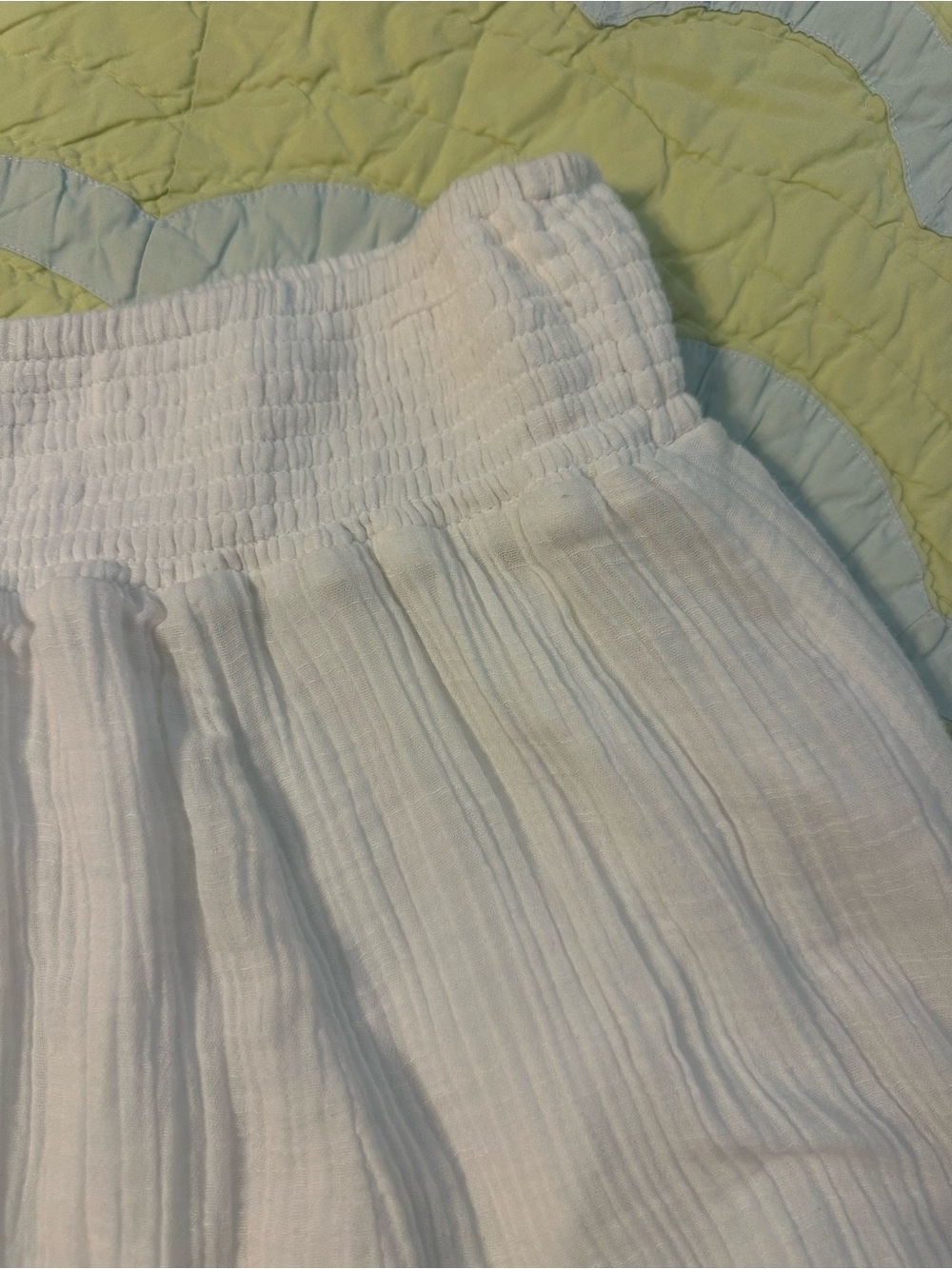 American Eagle Outfitters White Tiered Maxi Skirt - Picture 4 of 8